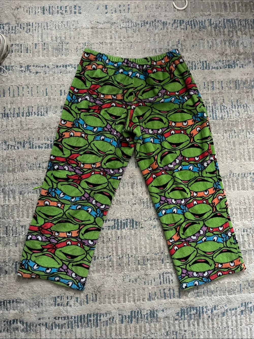 Kids Teenage Mutant Ninja Turtles Green Fleece Pajama Pants